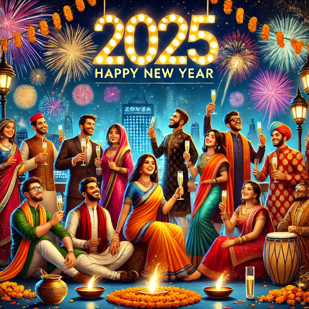 Happy New Year Wishes 2025 Indian