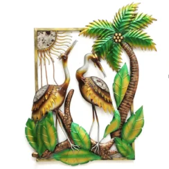 Two Swans Metal Wall Art
