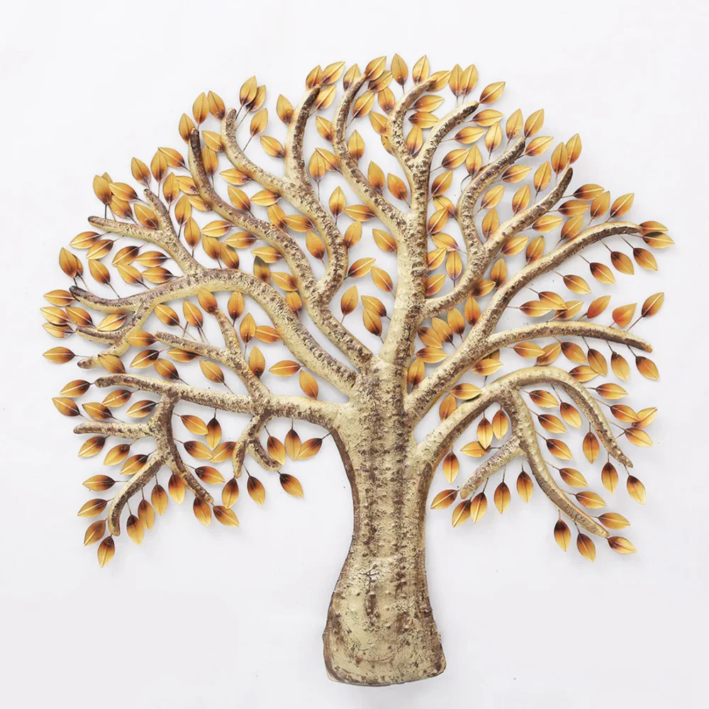 Metal Multicolour Large Tree Wall Art