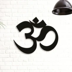 Metal OM Black Wall Art